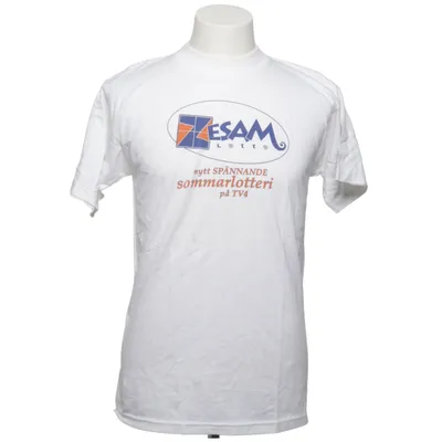 T-shirt (Wit) van Norman Wells Katoen
