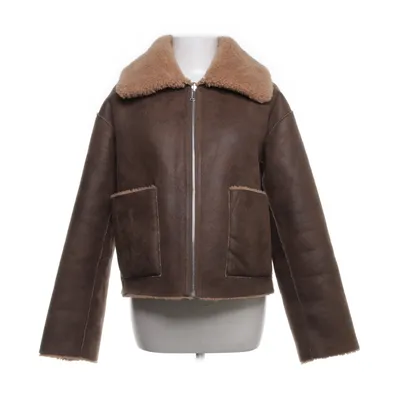 Shearlingjakke (Brun) fra Mango Polyester