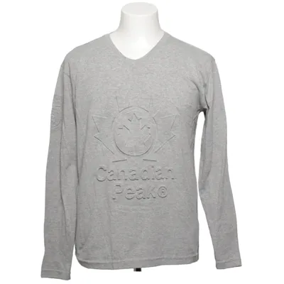T-shirt à manches longues (Gris) de Canadian Peak Coton