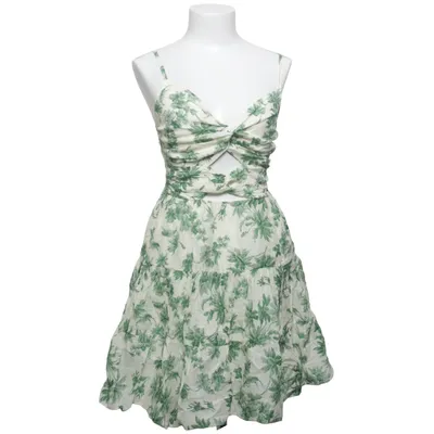 Dress (White, Green, Multicolored) from Sandro Cotton, Linen, Viscose
