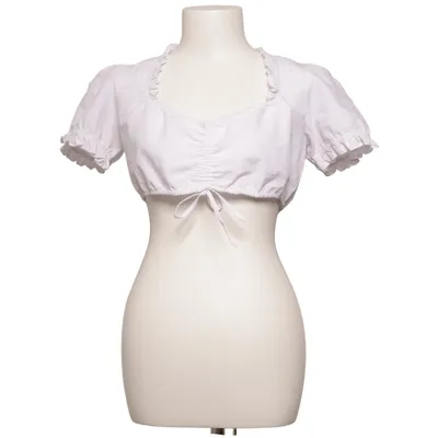 Dirndlblus (Vit) från Wiesnkönig Bomull, Polyester