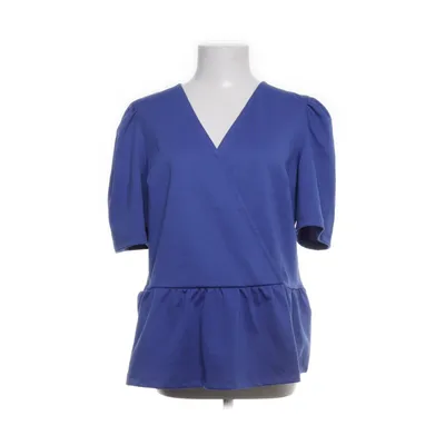 Peplum top (Blue) from Happy Holly Elastane, Polyester, Viscose