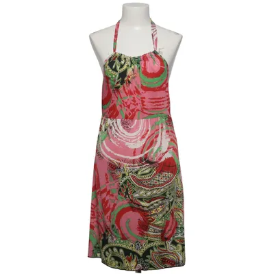 Halterneckklänning (Rosa, Flerfärgad) från S & W Elastan, Polyester