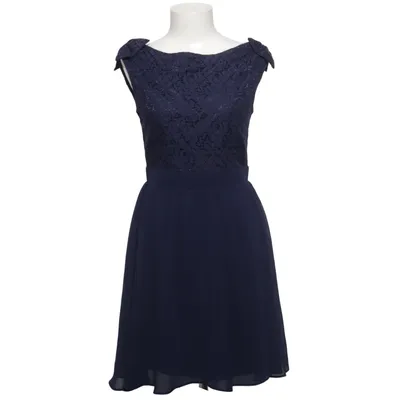 Robe de cocktail (Bleu) de Little Mistress Coton, Élasthane, Nylon, Polyester