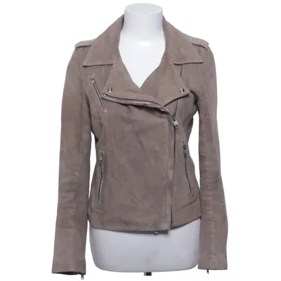 Bikerjack (Grijs) van MDK Katoen, Polyester, Suède