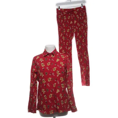 Pyjamas (Röd, Flerfärgad) från Gina Benotti Bomull, Elastan