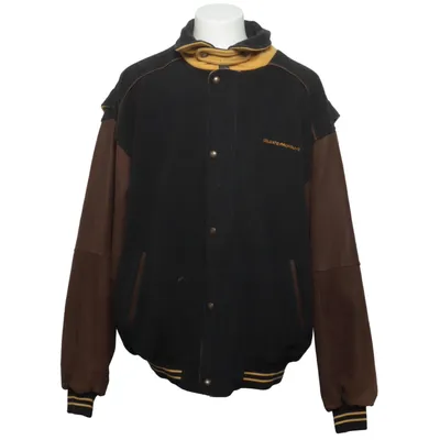 Collegejacka (Brun, Svart, Gul) från James Harvest Akryl, Polyester, Ull