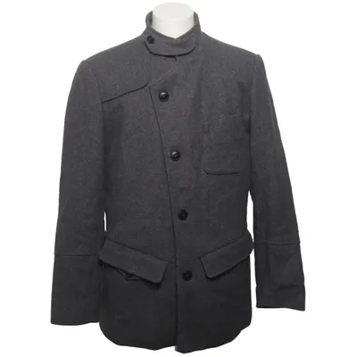 Manteau (Gris) de Bertoni Polyamide, Laine