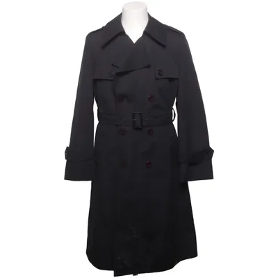 Trench-coat (Noir) de Turo Coton, Polyester, Viscose