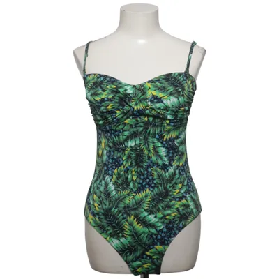 Badeanzug (Grün, Schwarz, Gelb) von ADA Elasthan, Polyamid, Polyester