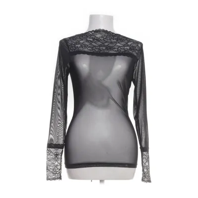 Top (Zwart) van Ichi Elastaan, Polyamide, Polyester