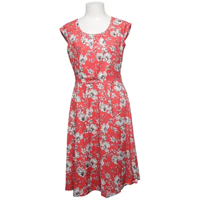 Klänning (Röd, Vit, Flerfärgad) från Taifun Elastan, Polyester