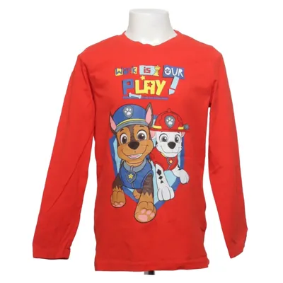 T-shirt à manches longues (Rouge) de Paw Patrol Coton