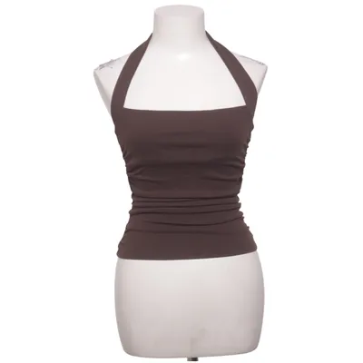 Halterneck top (Brun) fra Supré Elastan, Polyamid