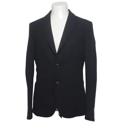 Blazer (Blå) fra Knowledge Cotton Apparel Bomuld, Polyester, Viscose, Uld