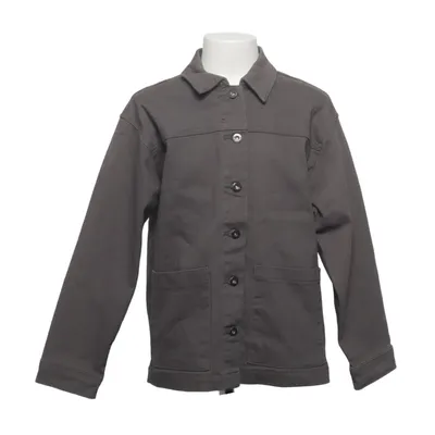 Overshirt (Grijs) van Hust and Claire Katoen, Elastaan