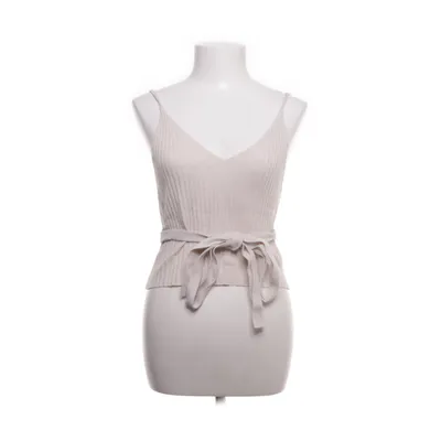 Tanktop (Beige) van Zara Acryl, Katoen