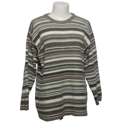 Strickpullover (Braun, Grün, Weiß) von Pat Too Pat Acryl, Viskose, Wolle