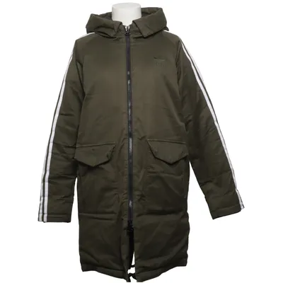 Parkas (Grön, Vit) från Adidas Originals Bomull, Dun, Fjädrar, Återvunnen polyester