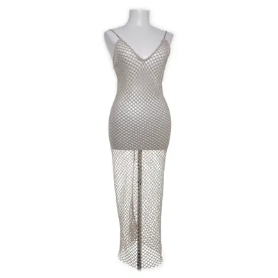 Strandjurk (Beige) van Zara Elastaan, Polyester, Viscose