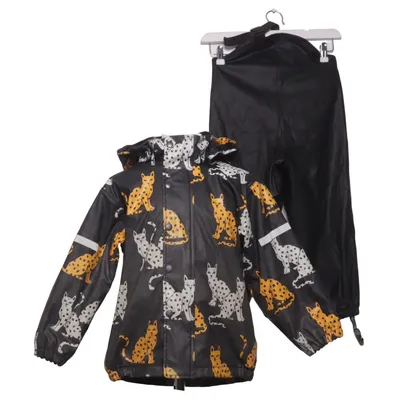 Regenkleidung (Schwarz, Mehrfarbig) von Fix by Lindex Polyester, Polyurethan