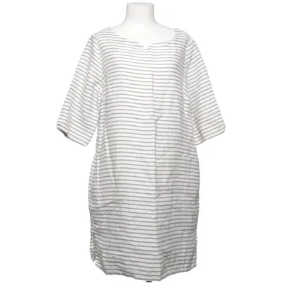 Dress (White, Gray) from Bypias Linen