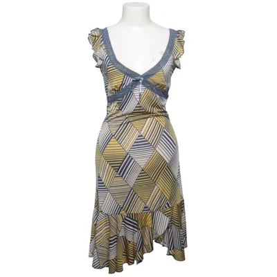 Robe (Jaune, Bleu, Blanc) de Annamoda Piu Élasthane, Polyester