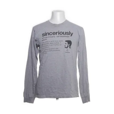 Långärmad t-shirt (Grå) från American Apparel Bomull, Polyester