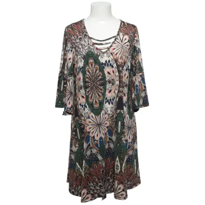 Jurk (Bruin, Blauw, Groen, Roze) van S&S Elastaan, Polyester