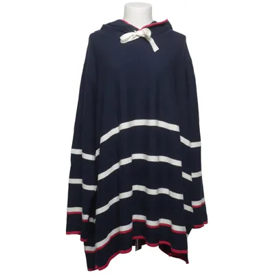 Capuchon sweater (Blauw, Wit, Roze) van Ulla Popken Acryl, Katoen