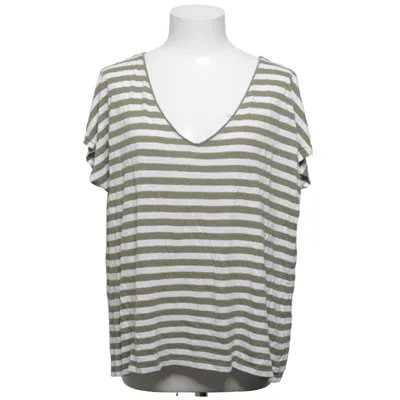 T-shirt (Green, White) from Lola Liza Linen, Metallic fiber, Viscose