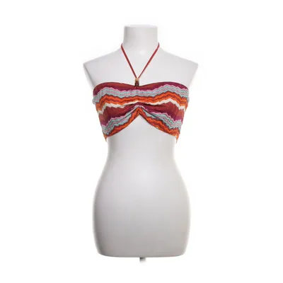 Haltertop (Oranje, Meerkleurig) van Koton Polyester, Elastaan