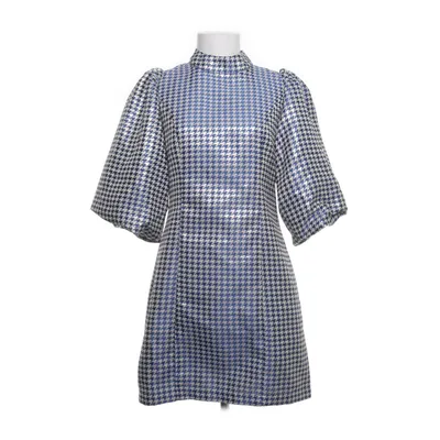 Jurk (Blauw, Goud) van Lollys Laundry Polyester