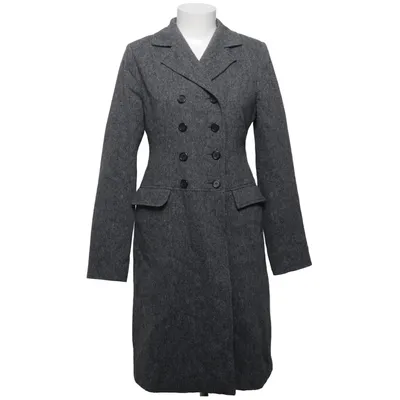 Coat (Gray) from Impuls Polyester, Silk, Wool