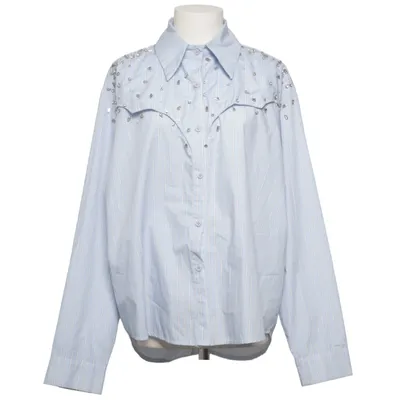 Shirt (Blauw, Wit) van Azara Katoen