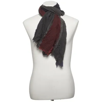 Sjaal (Blauw, Grijs, Rood) van Profuomo Polyester, Viscose