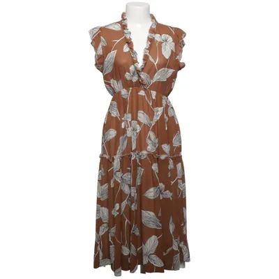 Robe (Marron, Blanc) de Edith