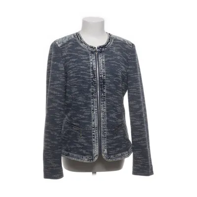 Veste (Bleu, Blanc) de Canda Premium Coton, Polyester