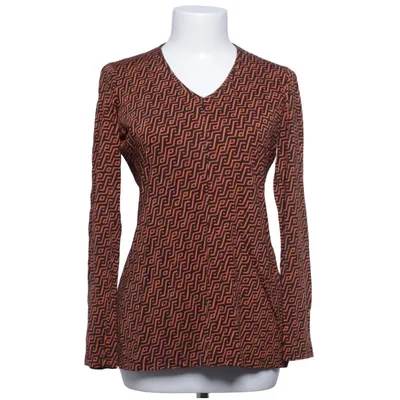 Bluse (Sort, Orange) fra Vamlingbolaget Bomuld, Viscose
