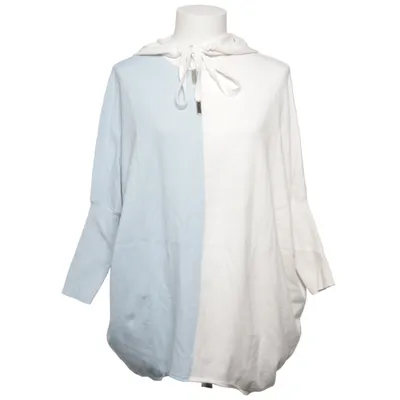 Hættetrøje (Hvid, Blå) fra MC Lorene Polyester, Viscose