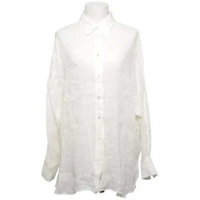 Chemise (Blanc) de Massimo Dutti Lin, Soie