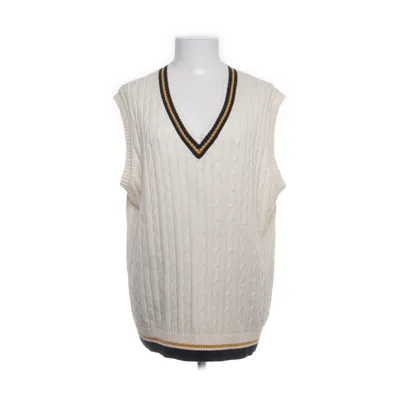 Slipover (Beige, Gul, Sort) fra Uniqlo Akryl, Bomuld