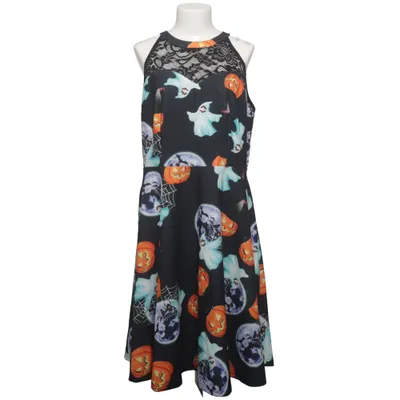 Jurk (Zwart, Meerkleurig) van Bbonlinedress Elastaan, Polyamide, Polyester