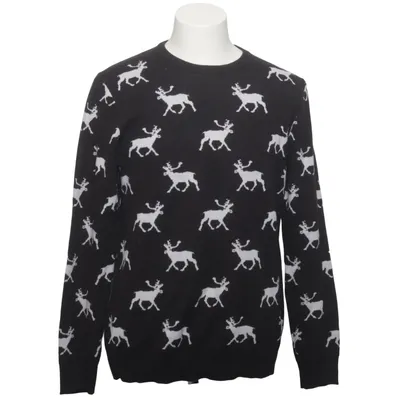 Kersttrui (Zwart, Wit) van Emilio Denim Acryl, Katoen