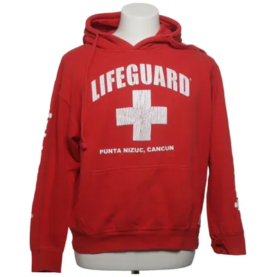 Hoodie (Red) from Lifeguard Cotton, Polyester