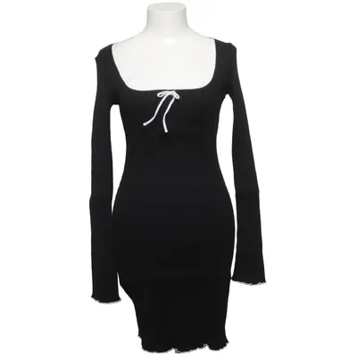 Klänning (Svart, Vit) från H&M Bomull, Elastan