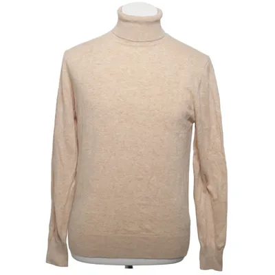 Pul à col roulé (Beige) de William de Faye Cachemire, Élasthane, Soie, Viscose
