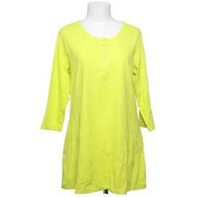 Henley shirt (Geel) van My Basic Katoen, Elastaan