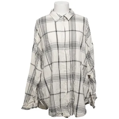 Chemise (Blanc, Noir) de Lindex Coton, Viscose