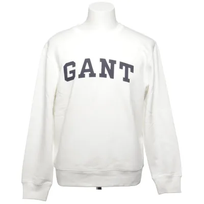 Collegetröja (Vit, Svart) från GANT Bomull, Polyester